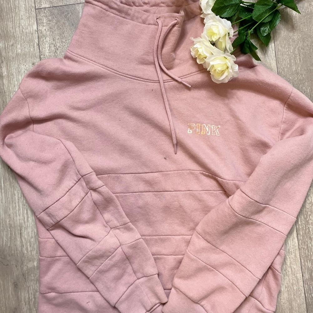 PINK victorious secret blush pink hoodie